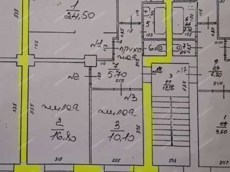 комната в доме 5 на Каховской улице
