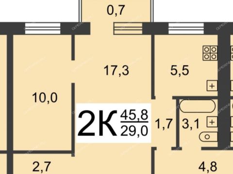 2-komnatnaya-ul-krasnyh-partizan-d-8 фото