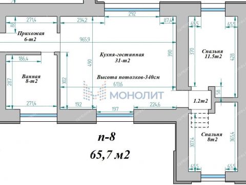 2-komnatnaya-gorod-kstovo-kstovskiy-rayon фото
