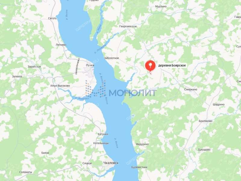 земельный участок 500 соток деревня Боярское