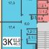 трёхкомнатная квартира на Дворовой улице дом 36