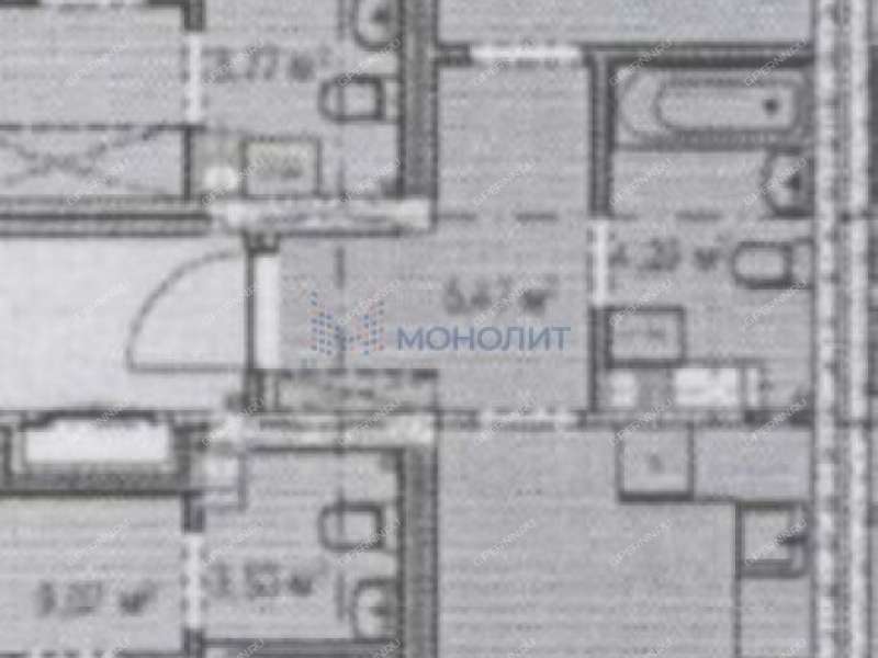 однокомнатная квартира в новостройке на улице 50-летия Победы