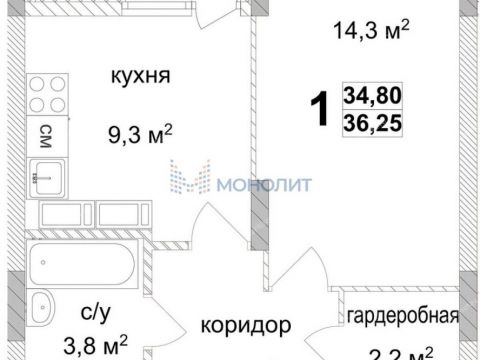 1-komnatnaya-ul-kolomenskaya-8a фото