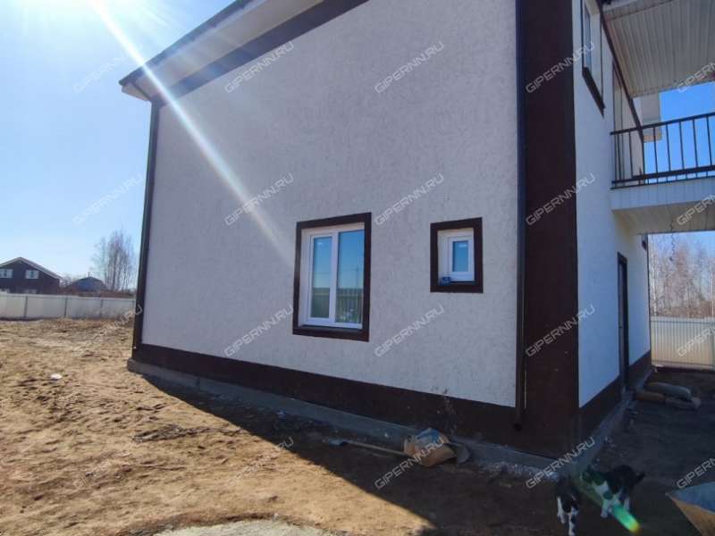 дом на Школьной улице деревня Новоликеево