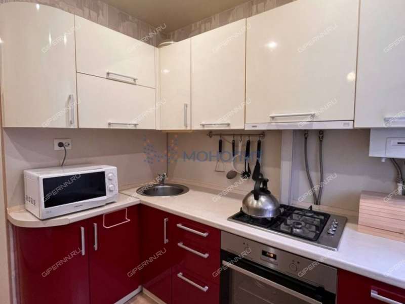 двухкомнатная квартира на улице Будённого дом 11 город Дзержинск