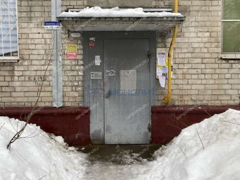 однокомнатная квартира на улице Героя Советского Союза Поющева дом 25