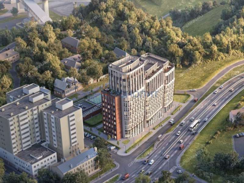 двухкомнатная квартира в новостройке на Дальней улице