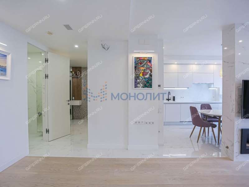 трёхкомнатная квартира на улице Родионова дом 192 к4