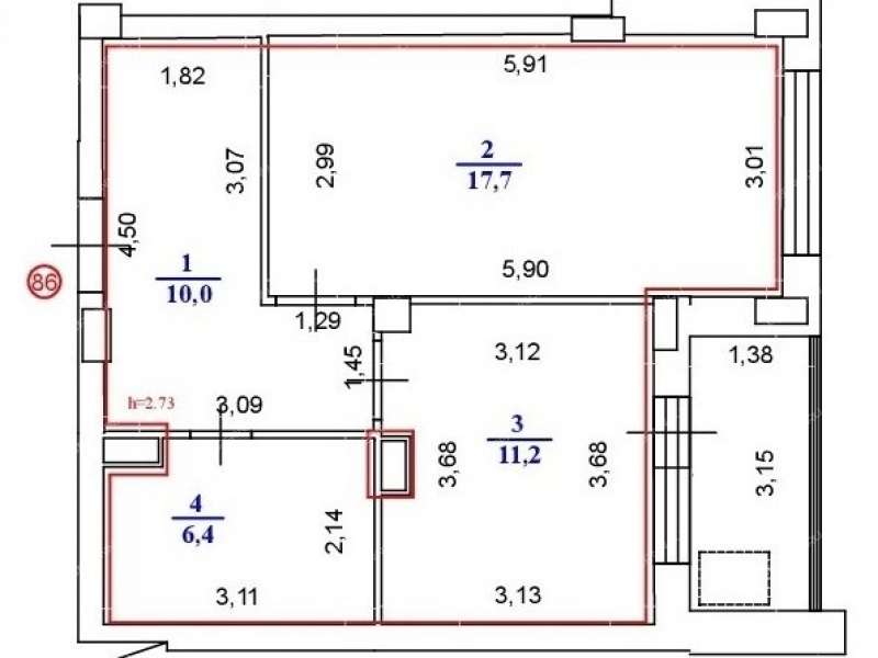 однокомнатная квартира на Деловой улице дом 22