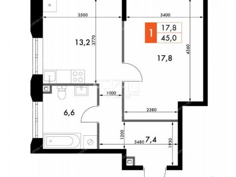 1-komnatnaya-ul-chernigovskaya-20 фото