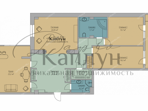 3-komnatnaya-ul-malaya-yamskaya-d-63 фото