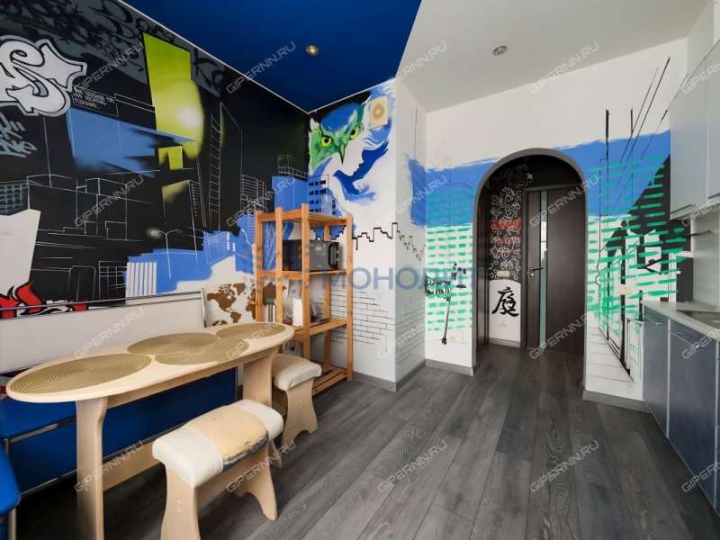 двухкомнатная квартира на улице Родионова дом 43