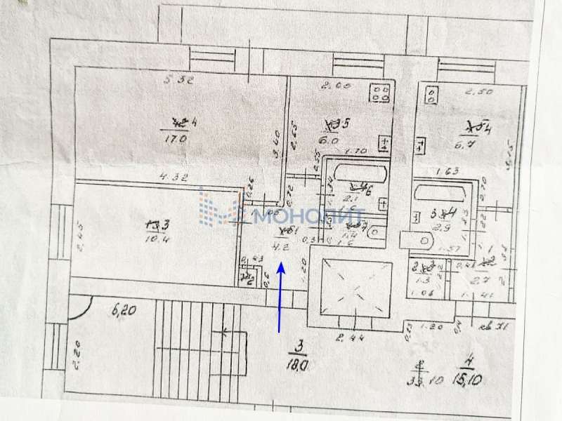 двухкомнатная квартира на Трудовой улице дом 6