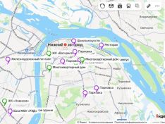 Опубликована онлайн-карта известных долгостроев Нижнего Новгорода