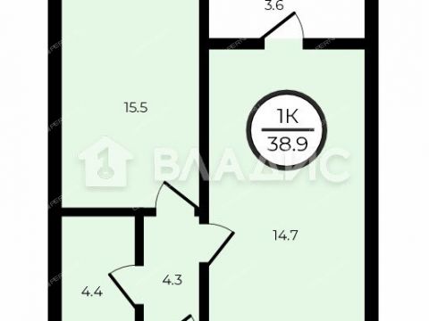 1-komnatnaya-ul-maksima-gorkogo-d-24 фото